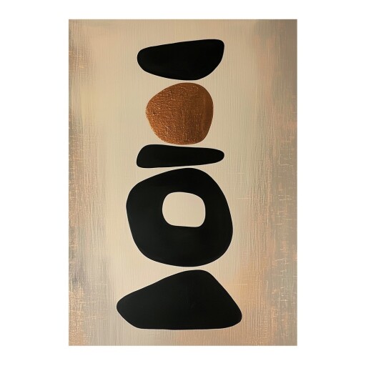 Tablou pe pânză imprimat 70x100 cm Stones – Styler