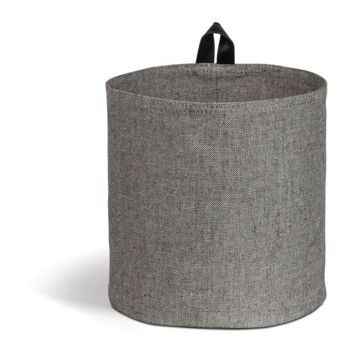 Coș de depozitare din material textil ø 20x20 cm Soft Storage Round – Bigso