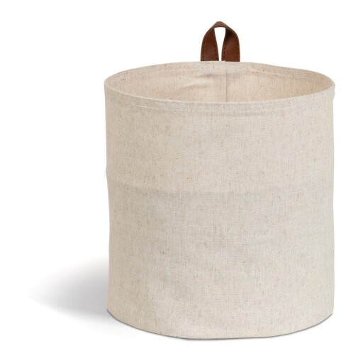 Coș de depozitare din material textil ø 20x20 cm Soft Storage Round – Bigso