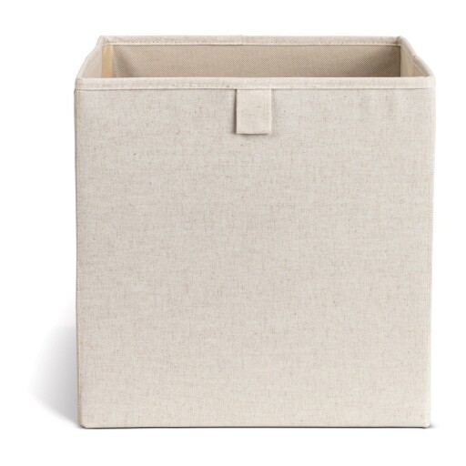 Cutie de depozitare bej din material textil 32x31,5x31,5 cm Soft Storage Cube – Bigso