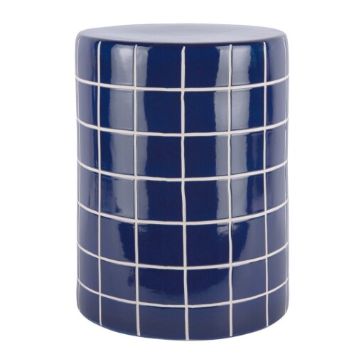 Măsuță auxiliară rotundă din ceramică ø 33 cm Retro Tiles – Leitmotiv
