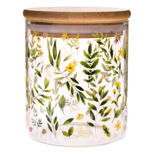Recipient din sticlă pentru alimente Wildflowers – Dakls